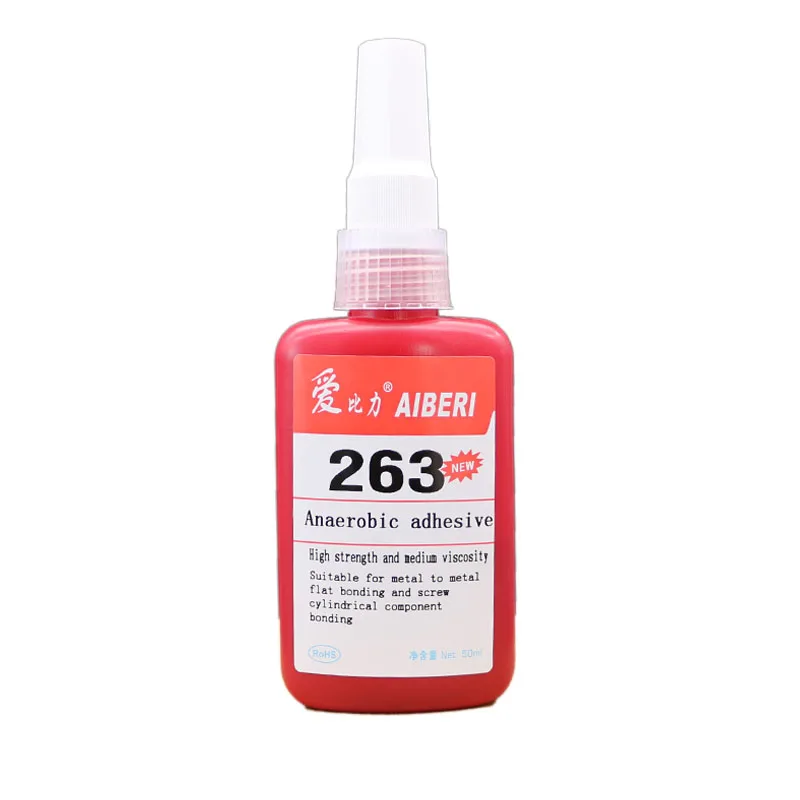 Производитель прямой тиксотропный высокопрочный постоянный фиксатор несъемный анаэробный винт 50mI 263 клей
