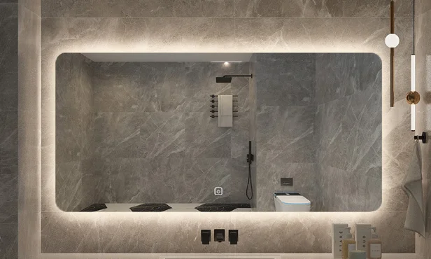 Smart Bathroom Mirror - Innovative Mirror with Built-in Features for a Luxurious Bathing Experience