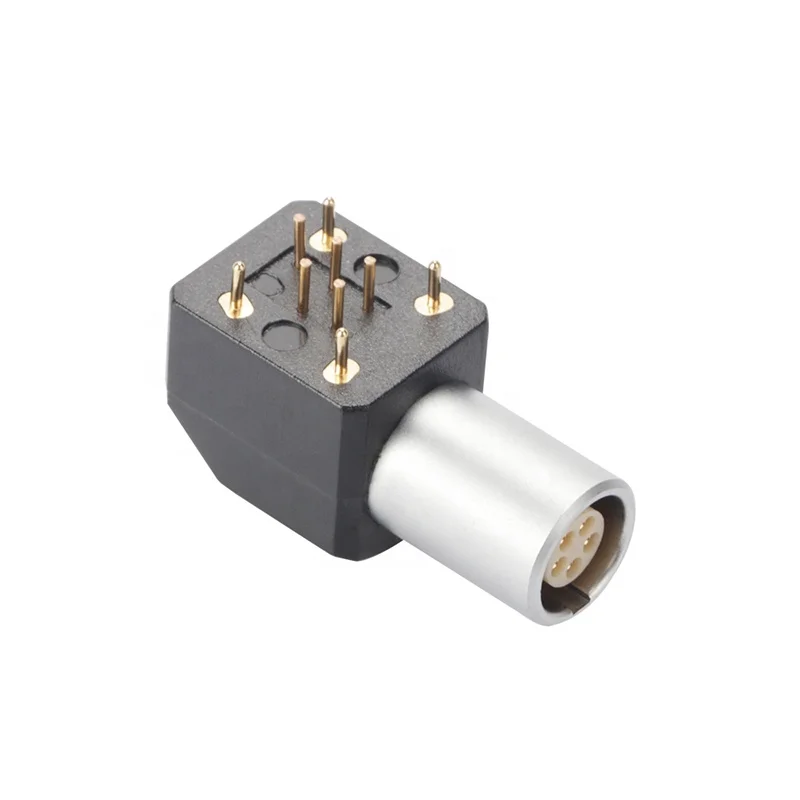 5 pin electric male female black connector PCB aviation socket push pull connector EXG.1B.305