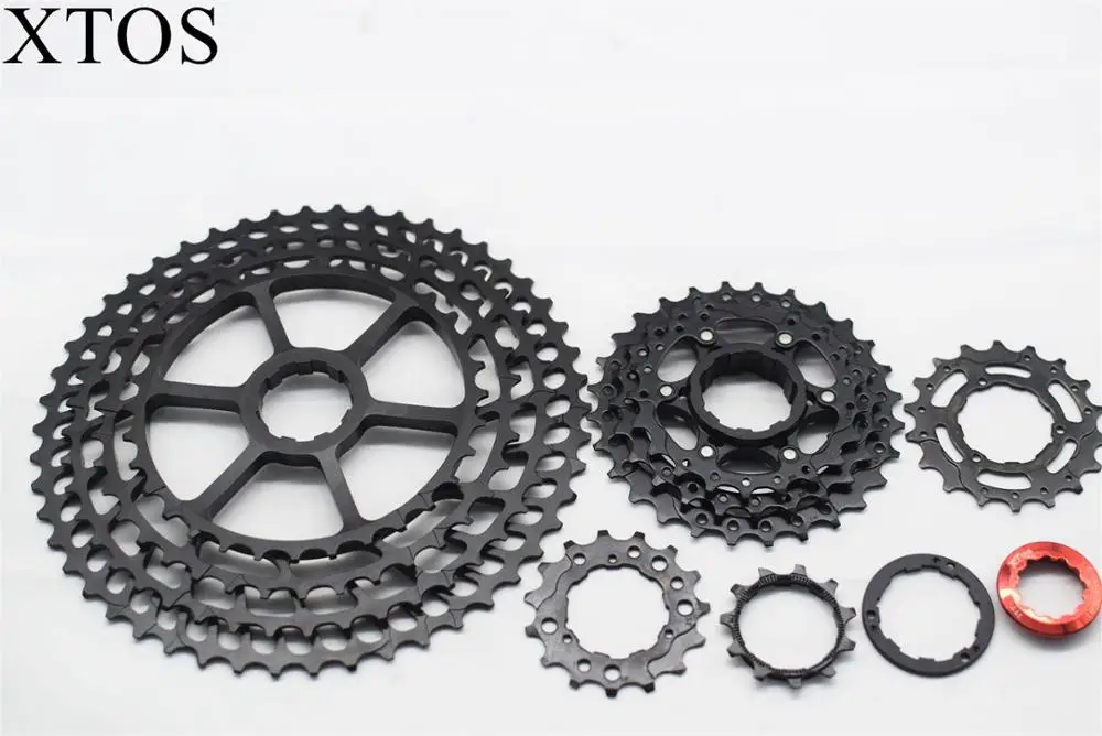  XTOS MTB11Speed 11-50T SLR кассета с широким соотношением сверхлегкие 360CNC свободное колесо горный велосипед