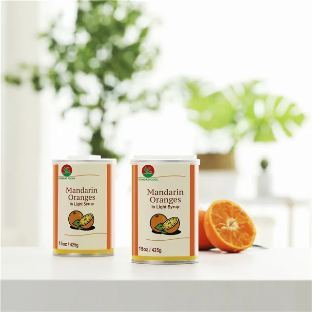 retail 425g easy open canned mandarin orange in splenda exported to USA