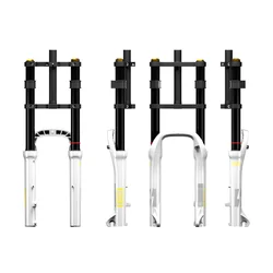 20/ 24/ 26inch alloy fat bike air suspension springer forks bicycle