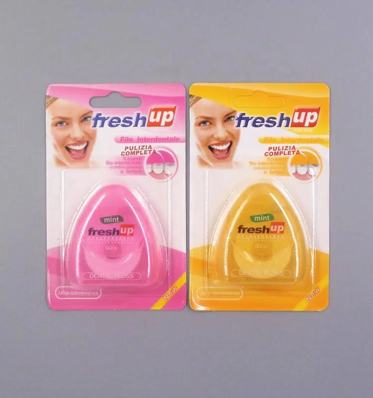 20meters card dental nylon thread high tension wear resistance oral clean fresh up floss