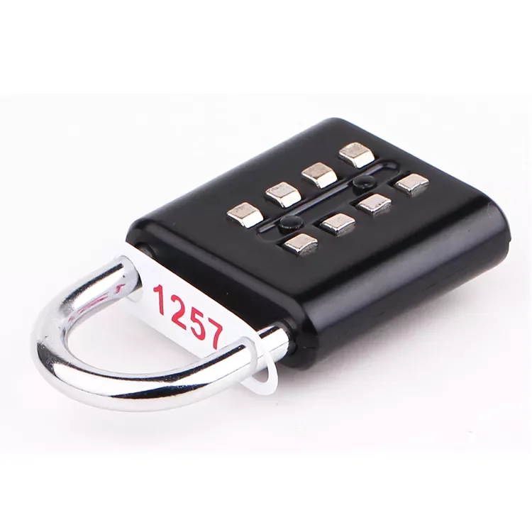 Zinc alloy 8 button password gym cabinet keyless lock code Combination Padlock