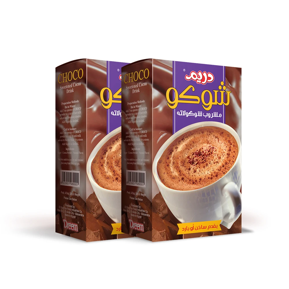 Wholesale Price Sweetened Instant Cocoa Drink Powder Halal Cocoa Beverage  Suitable for Daily Drink From Egypt