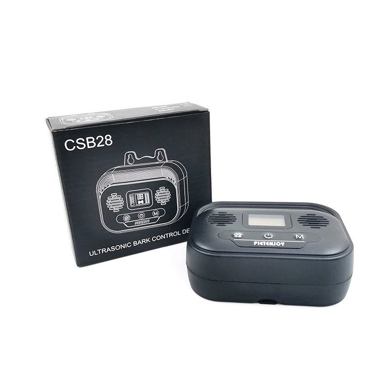 
Adjustable Anti Bark Device Dog Training Repeller LCD Display Ultrasonic Dog Bark Deterrent Waterproof Pet Training Up to 15M 