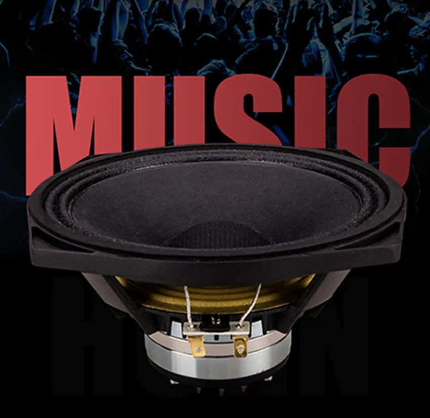 PA-081 Professional Audio 8 Inch Coaxial speaker Unit 50mm 8 ohm Tweeter 50W 104dB Woofer 150W 97dB