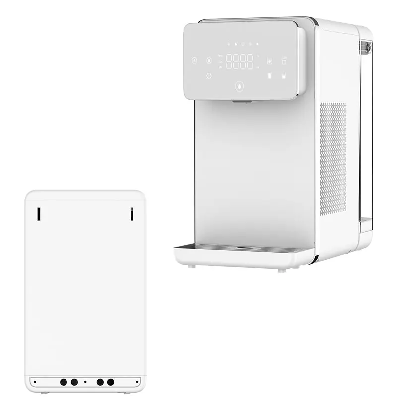 Hydrogen Alkaline Water Ionizer machine purification system dispenser tankless  with Ice water