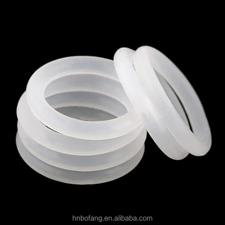 8 mm Cross Diameter Low Temperature Resistant Leak-proof Rubber Silicone O Ring