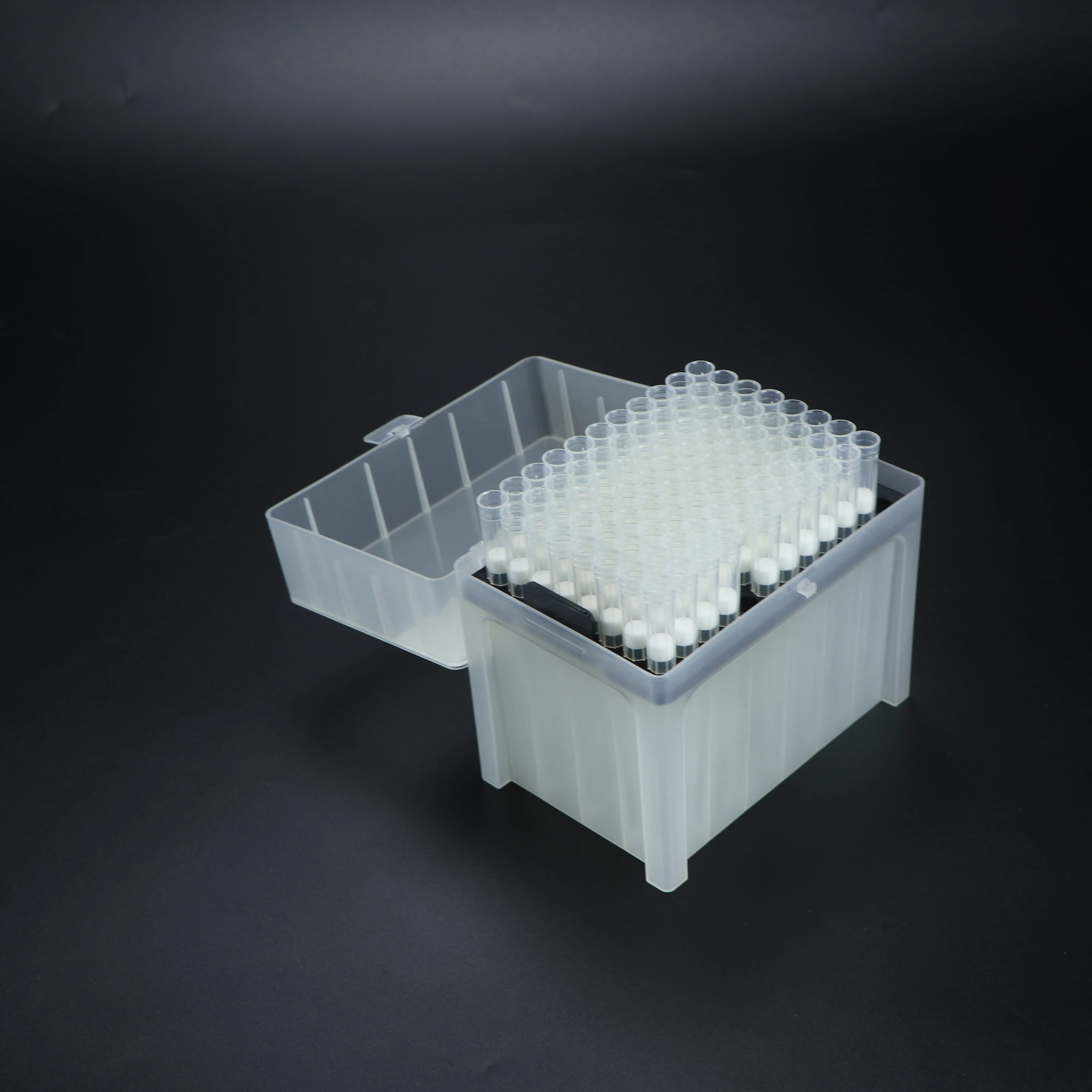 Лабораторное оборудование одноразовые наконечники 1000ul длинный прозрачный фильтр пипетки синие