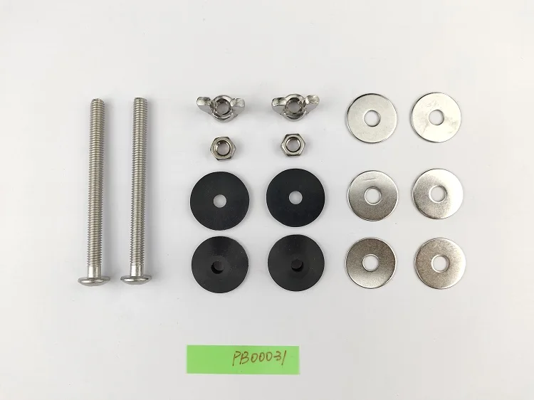 Custom wholesale stainless steel toilet water tank screw sealing ring rubber ring fixing