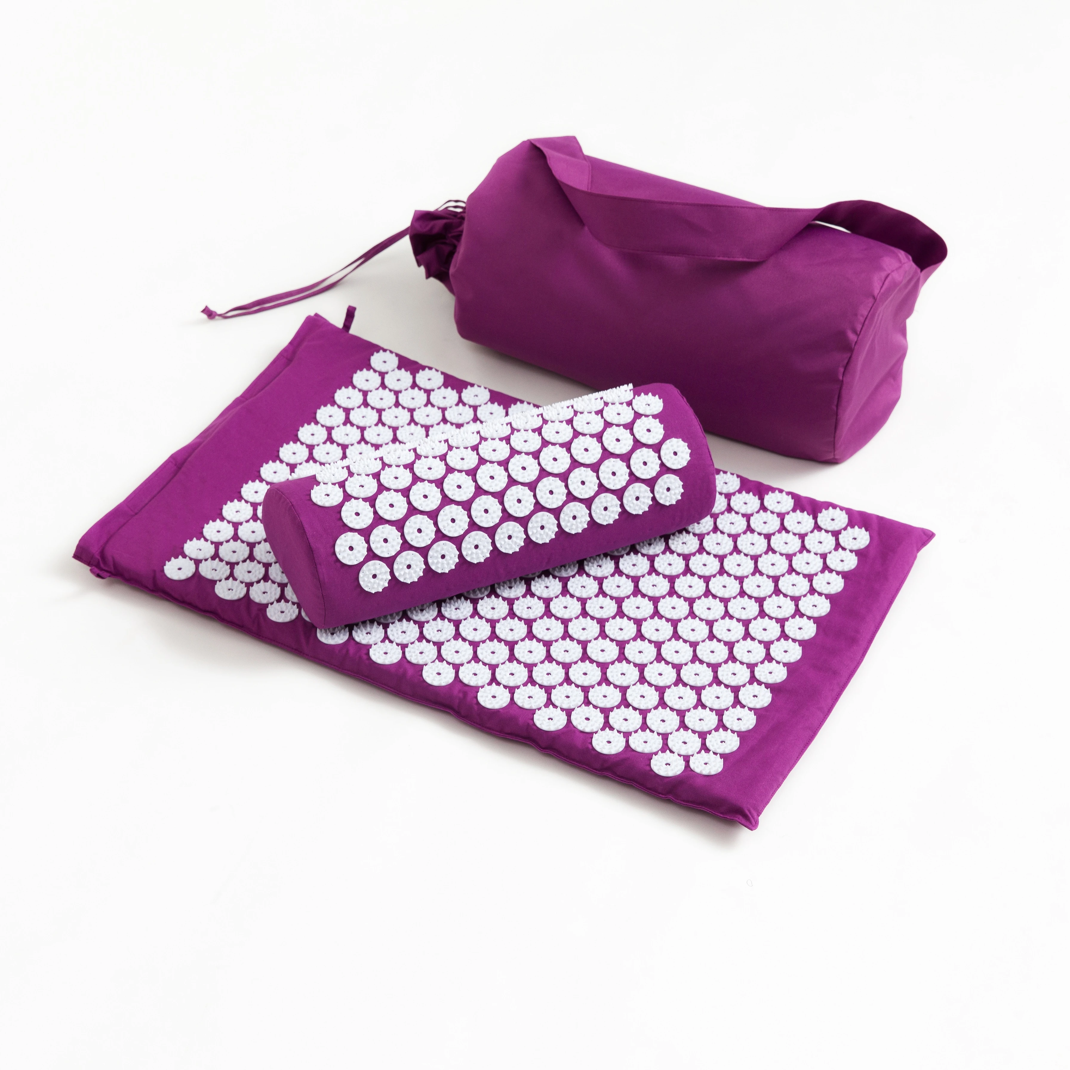 Grey Wellness Therapy Acupressure Acupuncture Mat Set