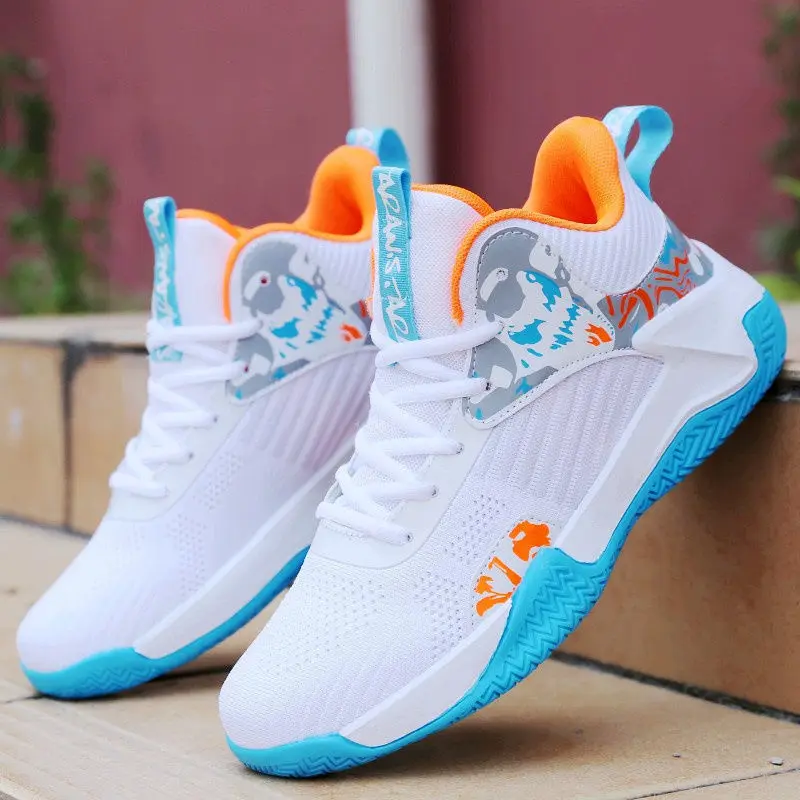High Quality stylish Sneakers Running Sports Men Non slip Casual Trendy Basketball Shoes