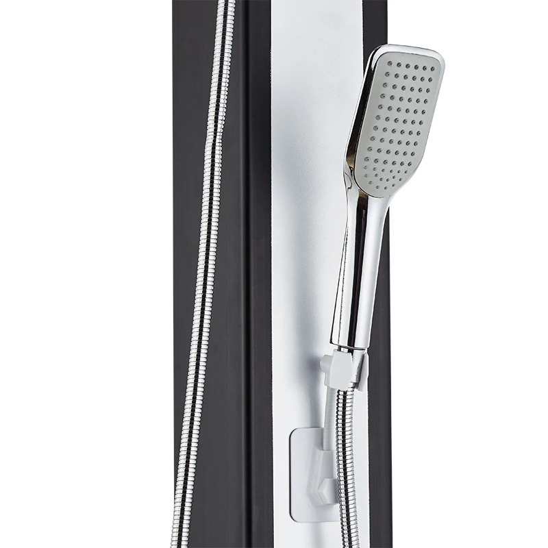 BONNY 40L Large Capacity Square Outdoor Garden Swimming Pool Solar Stainless Steel Shower