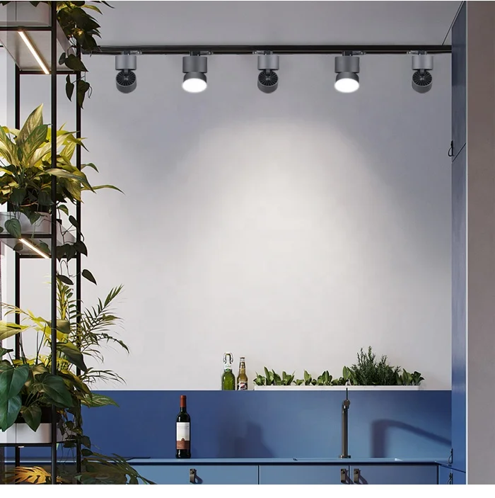 RONSE High Quality Led Track Light  7w 10w 20w 30w 40w 50w 60w Types Track Lighting Fixtures Moving Head Light