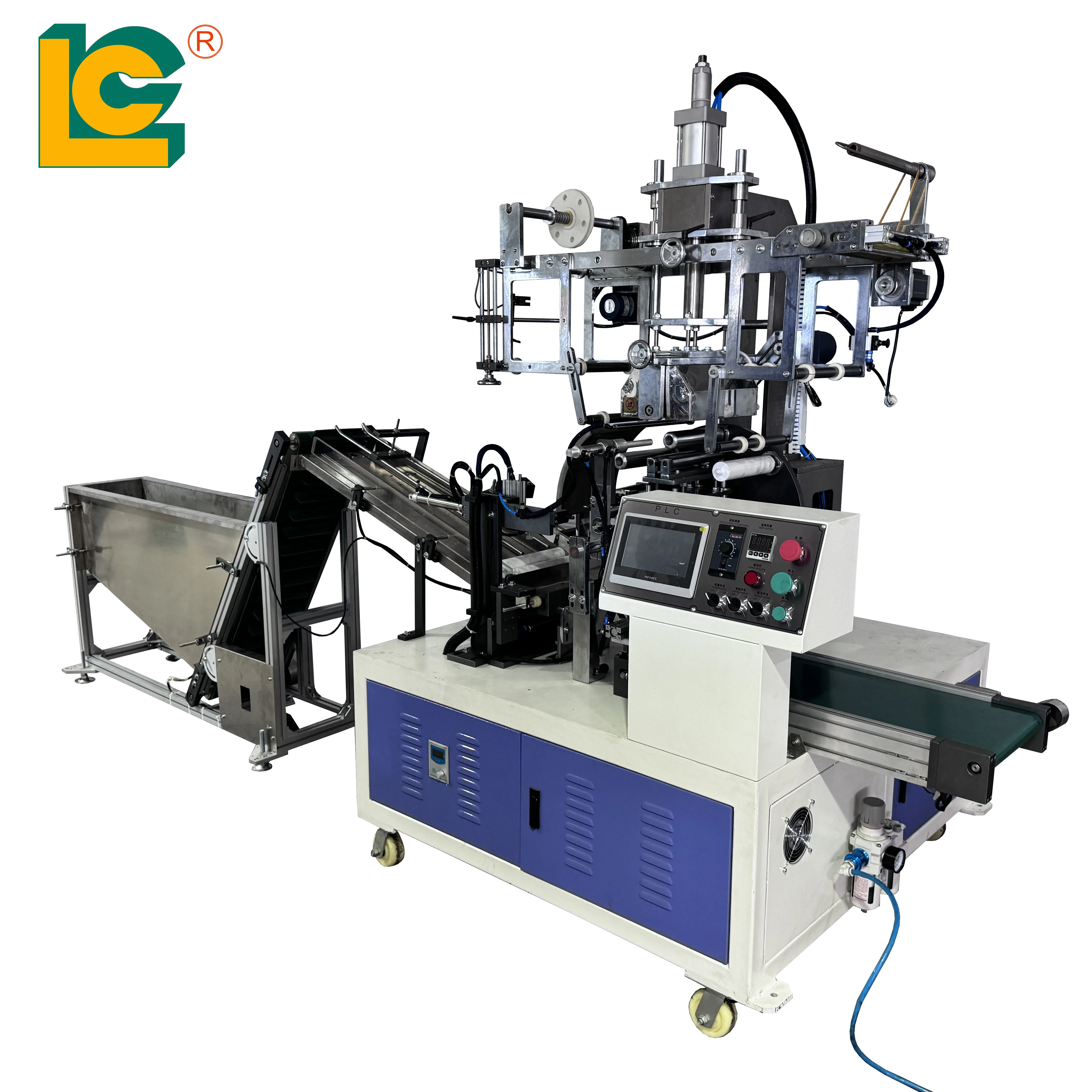 Automatic Rotary Glass Glue Skin Cream Cosmetic Tube Thermal Heat Transfer Printing Machine