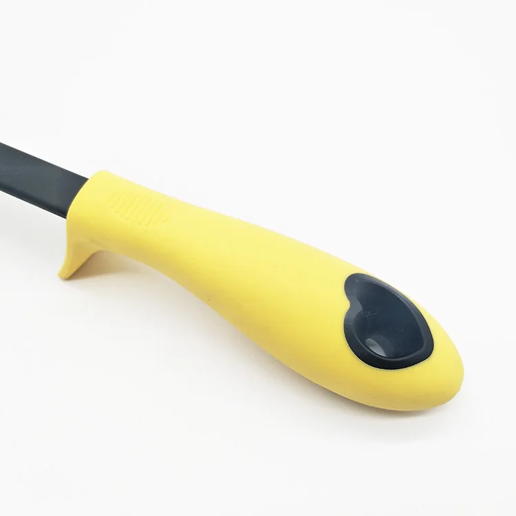 HOT SALE DURABLE HEAT RESISTANT  NONSTICK 6 PCS  NYLON KITCHEN UTENSIL  COOKING TOOLS SET WITH PLASTIC RACK  FOR KITCHEN