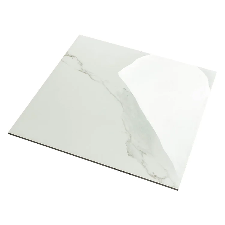 
60x60 Super White Marble Glazed Polished Floor Wall Tiles Porcelain Ceramic Square Tile 