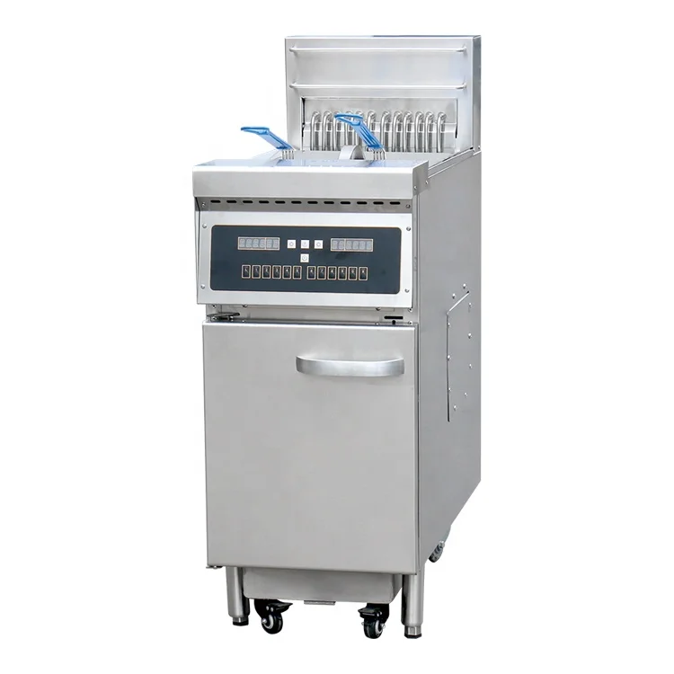 Commercial stainless steel kitchenware equipment Commercial Electric Digital Fryer with Single Tankwith Fiter System