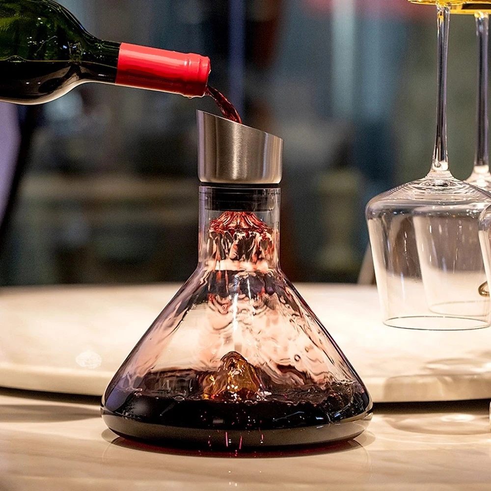 Top Selling Sellers Bar Glassware Handmade 1500 Ml Lead Free Crystal Red Wine Decanter Men s Gifts
