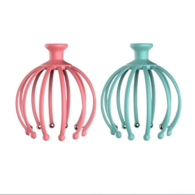electric octopus head massager high quality head vibration massage