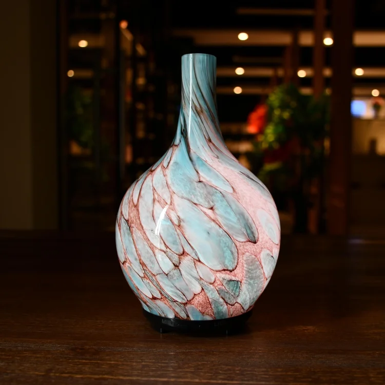 Electric diffuser glass Starry sky essential oil diffuser glass diffusers ultrasonic aromatherapy