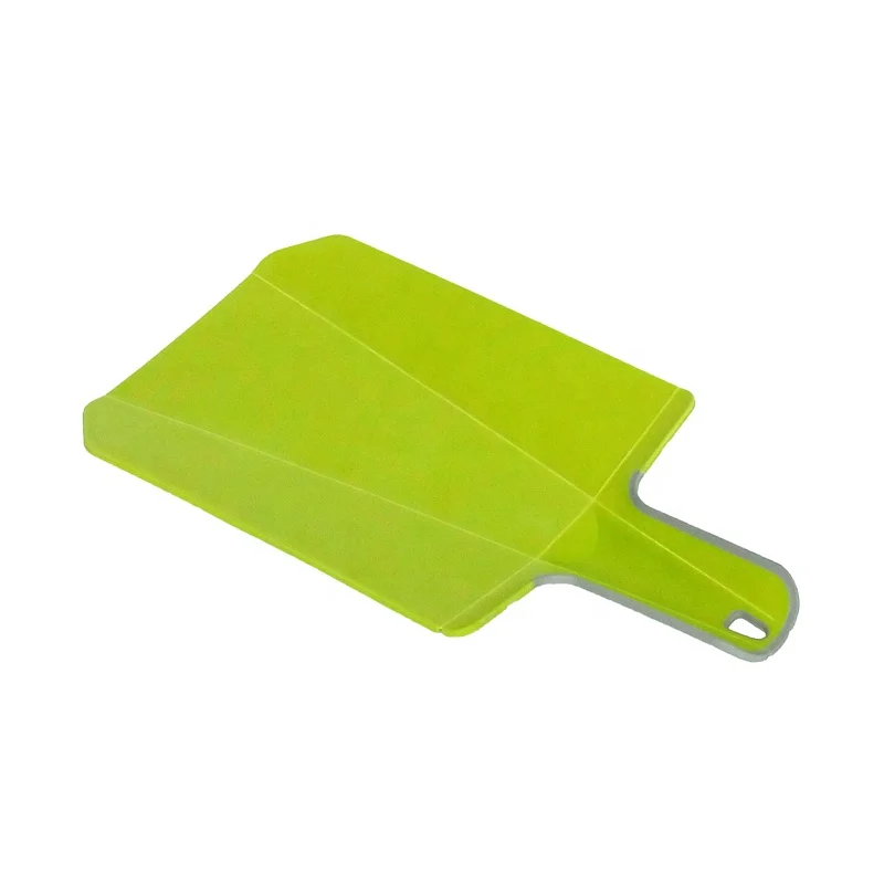 JOYWAVE Flexible Foldable Kitchen Serving Mat Folding Chopping Block Kitchen Plastic Cutting Board with Strainer