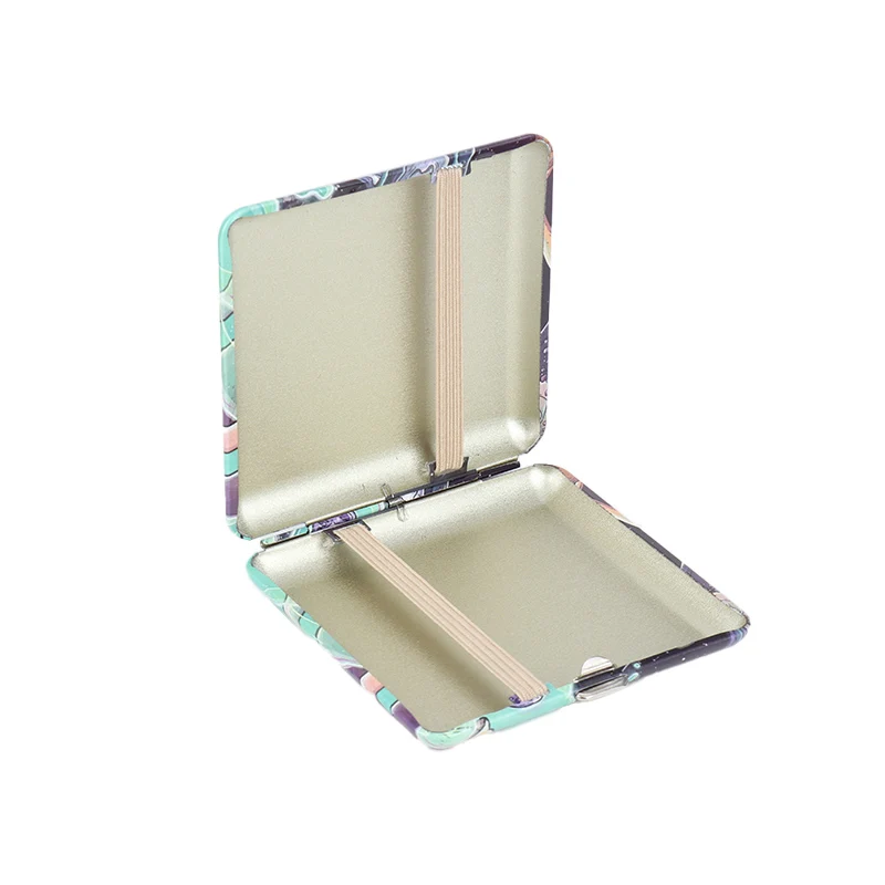 smoke shop supply 70mm metal portable cigarette case tobacco box custom cigarette case
