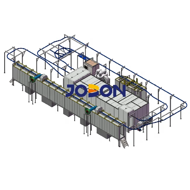Powder Coating Line/ Paint powder/ Automatic Line Powder Recovery Capacity