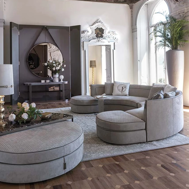 Modern Style Living Room Furniture Sofa Sets U or S Shape Function Sofa