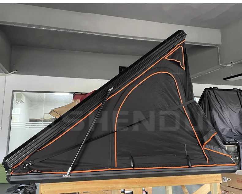 4 person Camping Off-road Folding Hard Shell Aluminium Style Truck Rooftop Tent Car Roof Top Tent For Outdoor Camping Tent