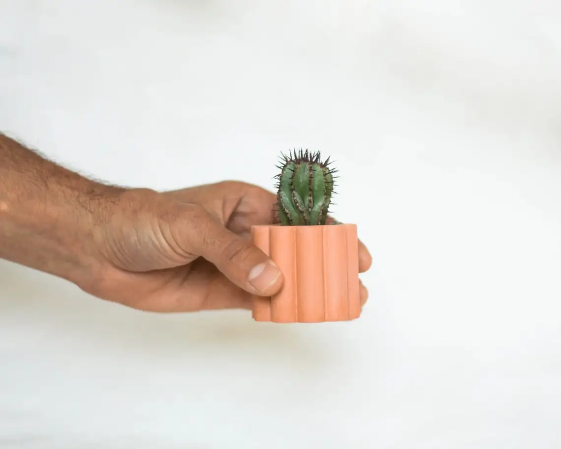 ceramic terracotta mini seed succulent clay planter mini juicy plant potted plants with artificial plant