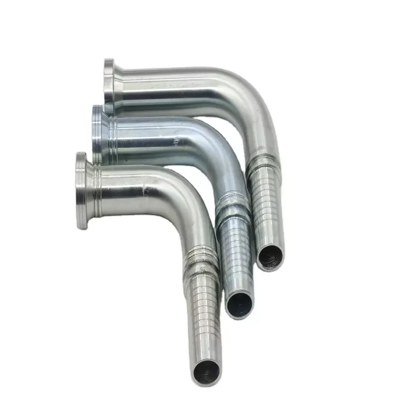 High-quality Carbon Steel Hydraulic Hose Fittings SAE Flange 3000PSI All Dimensions Swaged Hose Fitting 87392