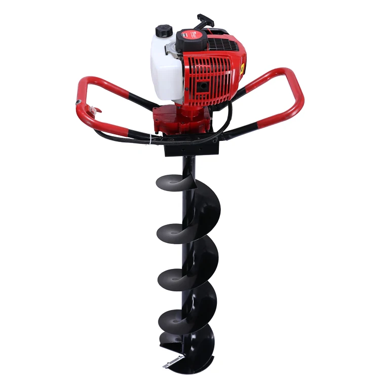 House garden two stroke 52cc tree planting earth hole drilling machine