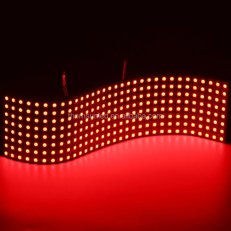 
drop ship apa102 led dot matrix for video 8*32 256led matrix rgb sk9822 ic full color led display 
