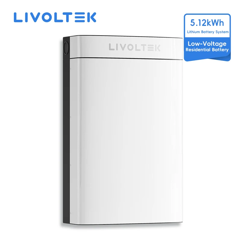 LIVOLTEK, цена производителя, 5,12 кВтч, 100 А · ч, батарея для хранения энергии Lifepo4 IP65 с длительным сроком службы и встроенной смарт-связью