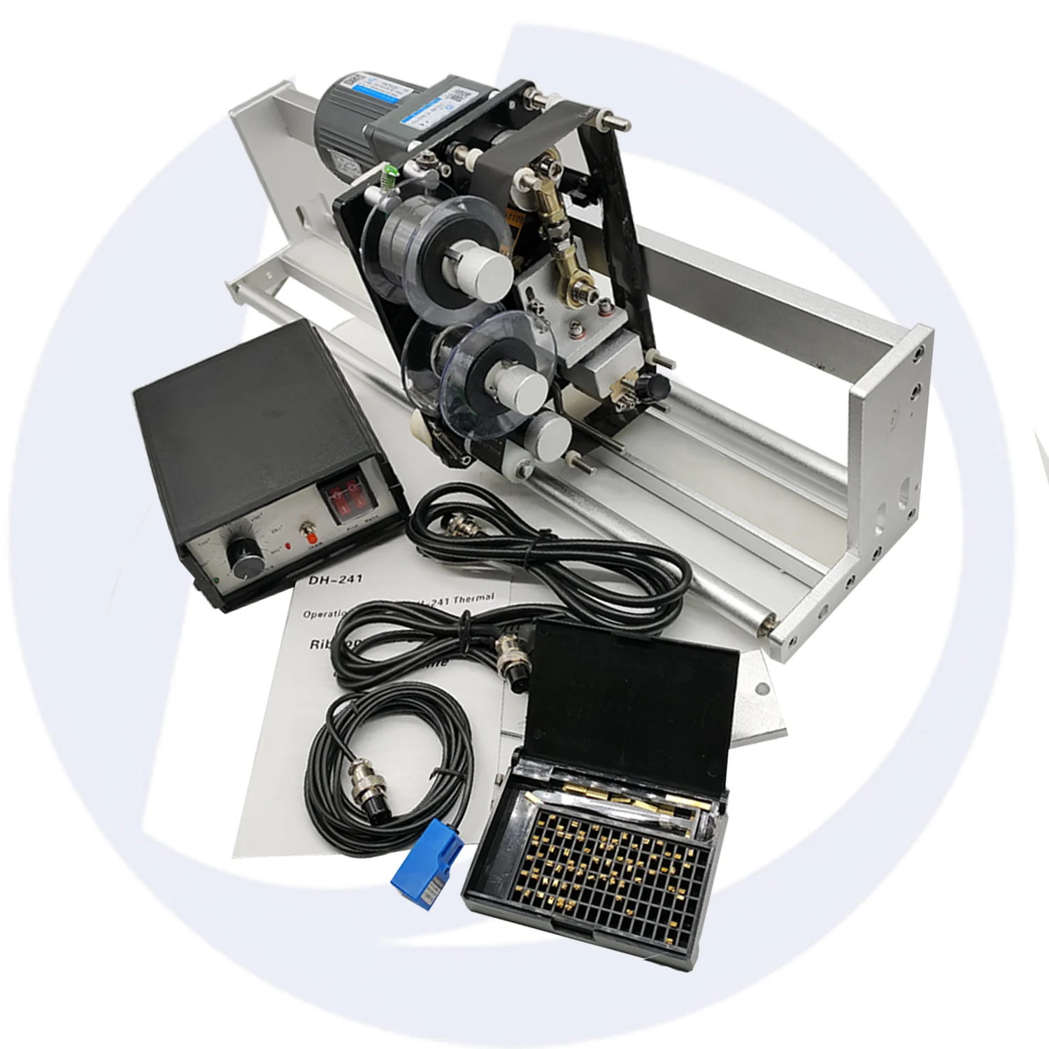 HP-241 continuous coding machine hot stamp coding foil printer on packaging machinery