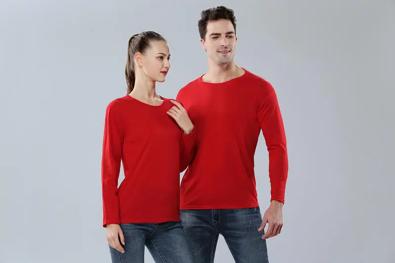 Sublimation Print Custom Men Fitness Breathable Dry-Fit Quick-drying T-shirt 100% Polyester T Shirt Men Long Sleeve T Shirt