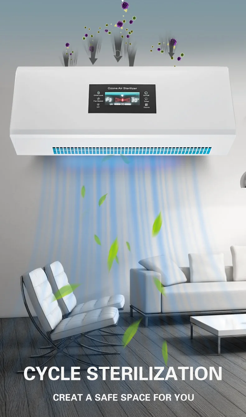 
ionizer air purifier home anion air purifier uv plasma air purifier for home office hospital 