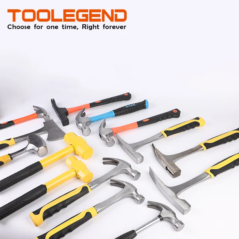 China Factory Price Supply Drop forged 3lb Octagonal Sledge Hammer With Fiberglass Handle or Wooden Handle