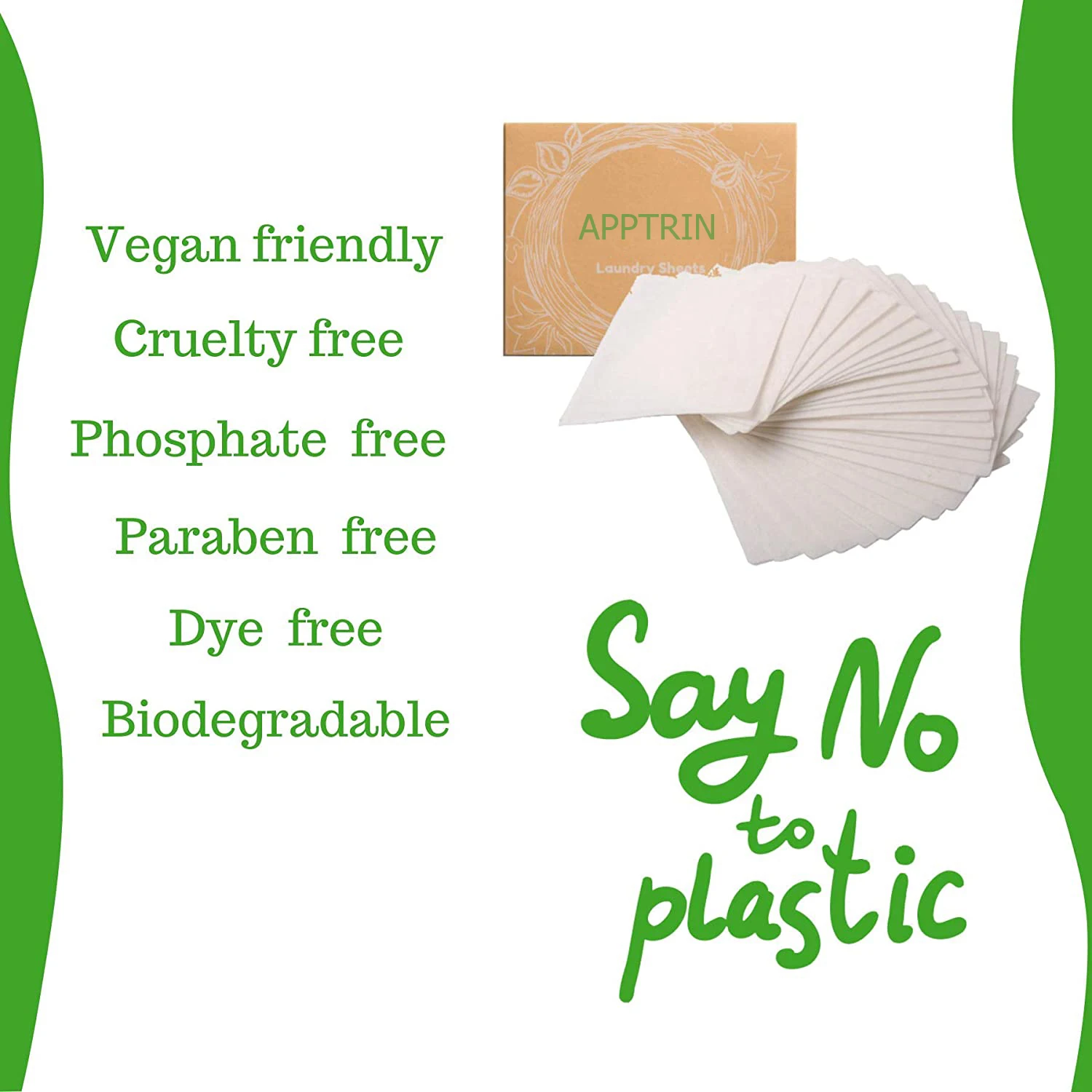 Hot Sell 50 Sheets Simple Design All In One Laundry Detergent Sheet Zero Waste Deep Cleaning Clothes Fits All Washing Machines