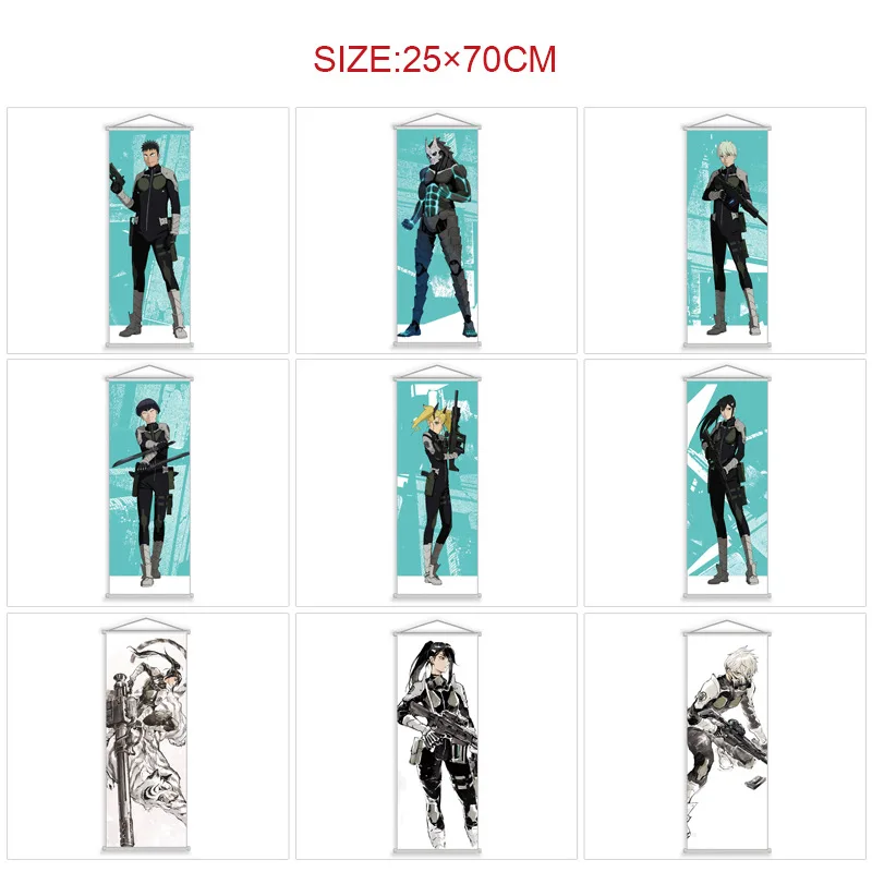25x70cm Monster 8 animation surrounding cloth painting hanging wall painting mural poster decorative painting