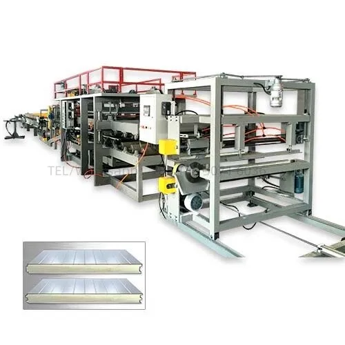 KYT PU Sandwich Panel Continuously Production Line/two-sided Sheet Color Steel Tile Making Machine
