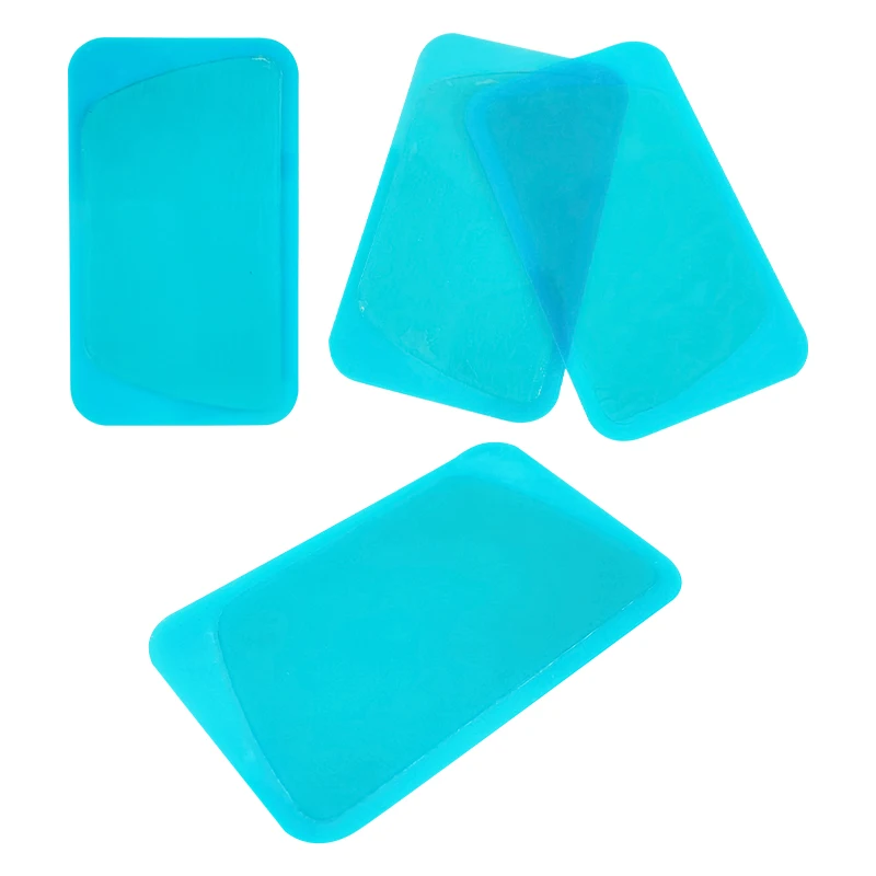 SKYFOREVER High Conductivity 62*105mm Tens Hydrogel Patch Microcurrent Conduction gel Pad for medium frequency therapy equipment