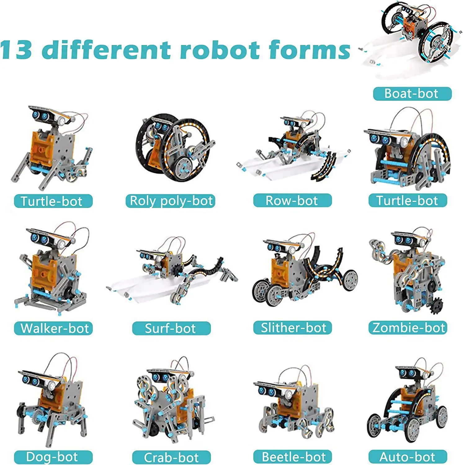 Solar Robot Kits High-Tech Science Toys for Kids Boys and Girls Development Kits