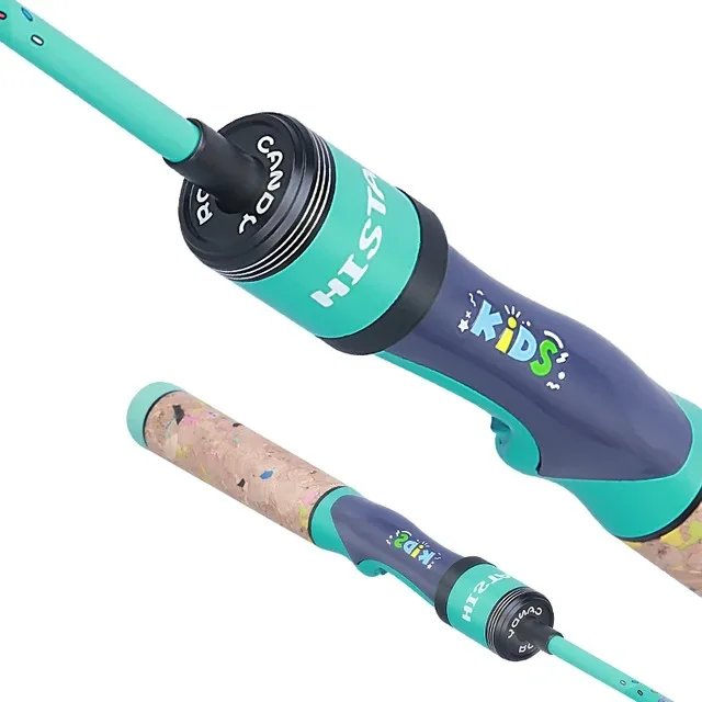 Experience the fun Family Fishing Set kit Combo 4 Candy Color Improve Concentration Fishing Rod Combo