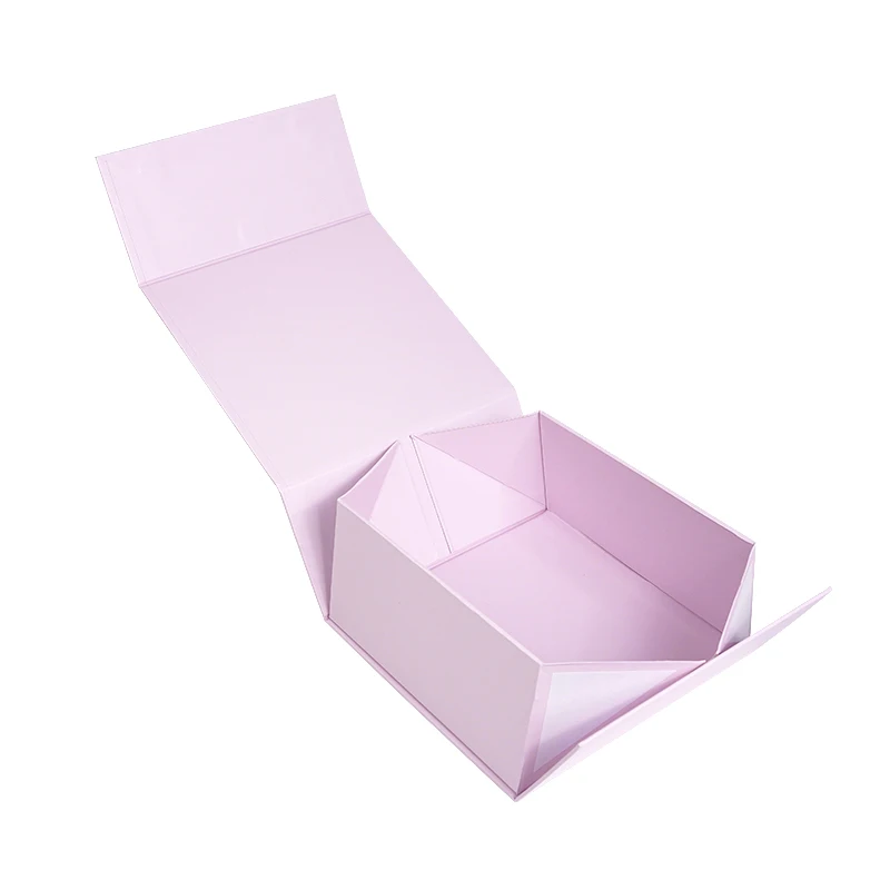Bespoke Custom Folding Cardboard Gift Boxes Flap Lid Magnetic Closure Gold Foil Matt Lamination Stamping Printing Free Sample UV