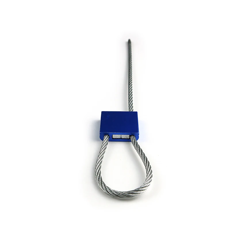SK3001Ccable seals wire end tip is encapsulated metal cable seals protector wire trailer security cable seal with logo