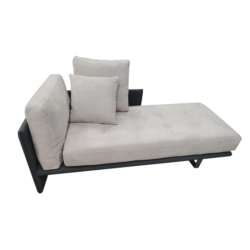 Live Room Light Luxury Leather Armrest Leisure Single Sofa Chair L Shape Sectional Set Recliner Recliner Sofas