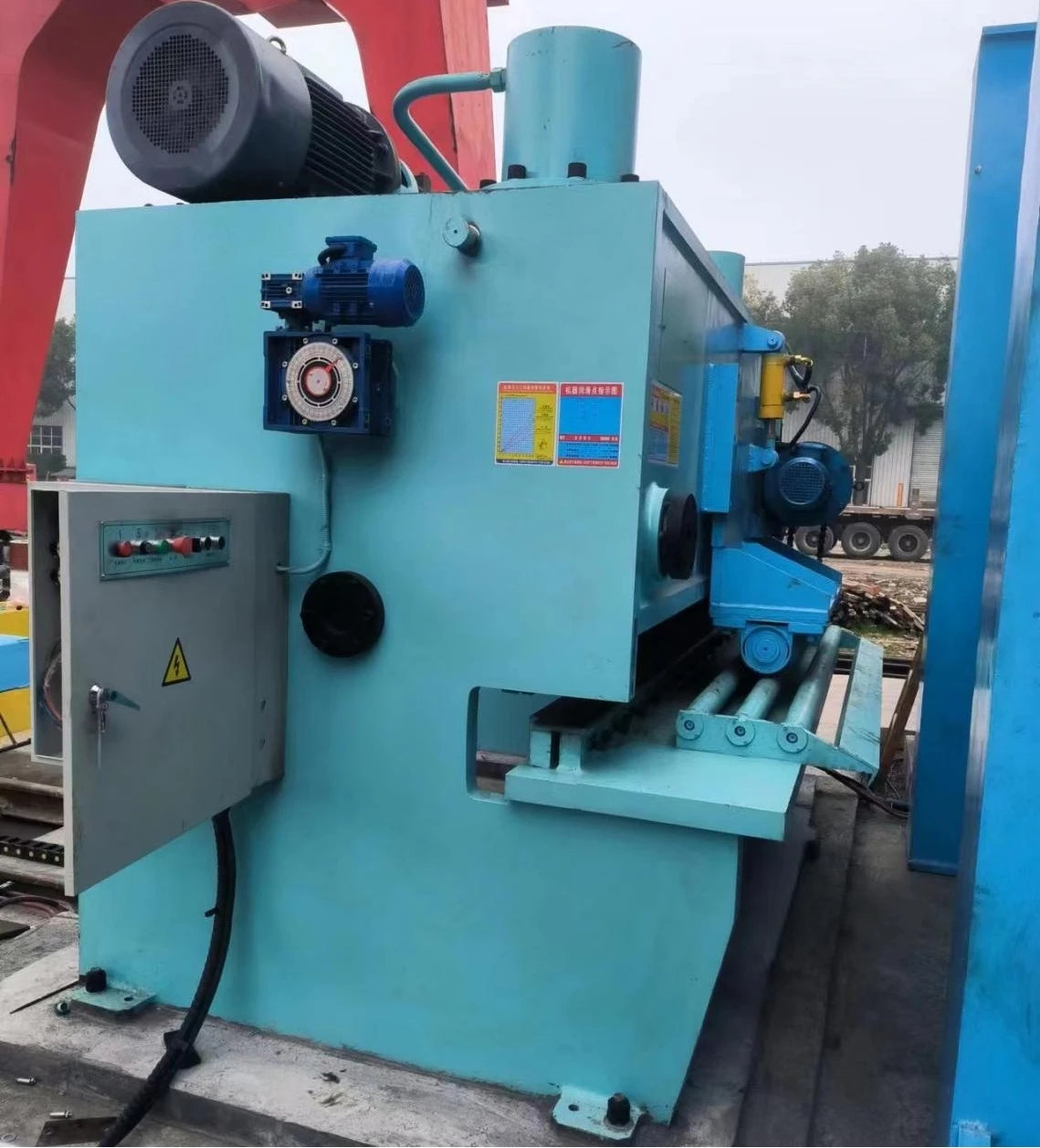 Thick Steel coil Straightener Leveling and Shearing Line Cut to Length Production Line